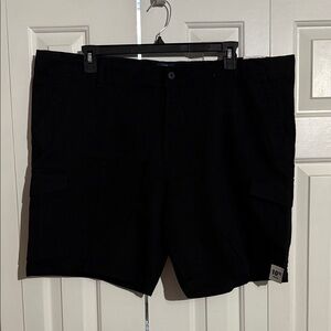 George Men's Black Cargo Shorts